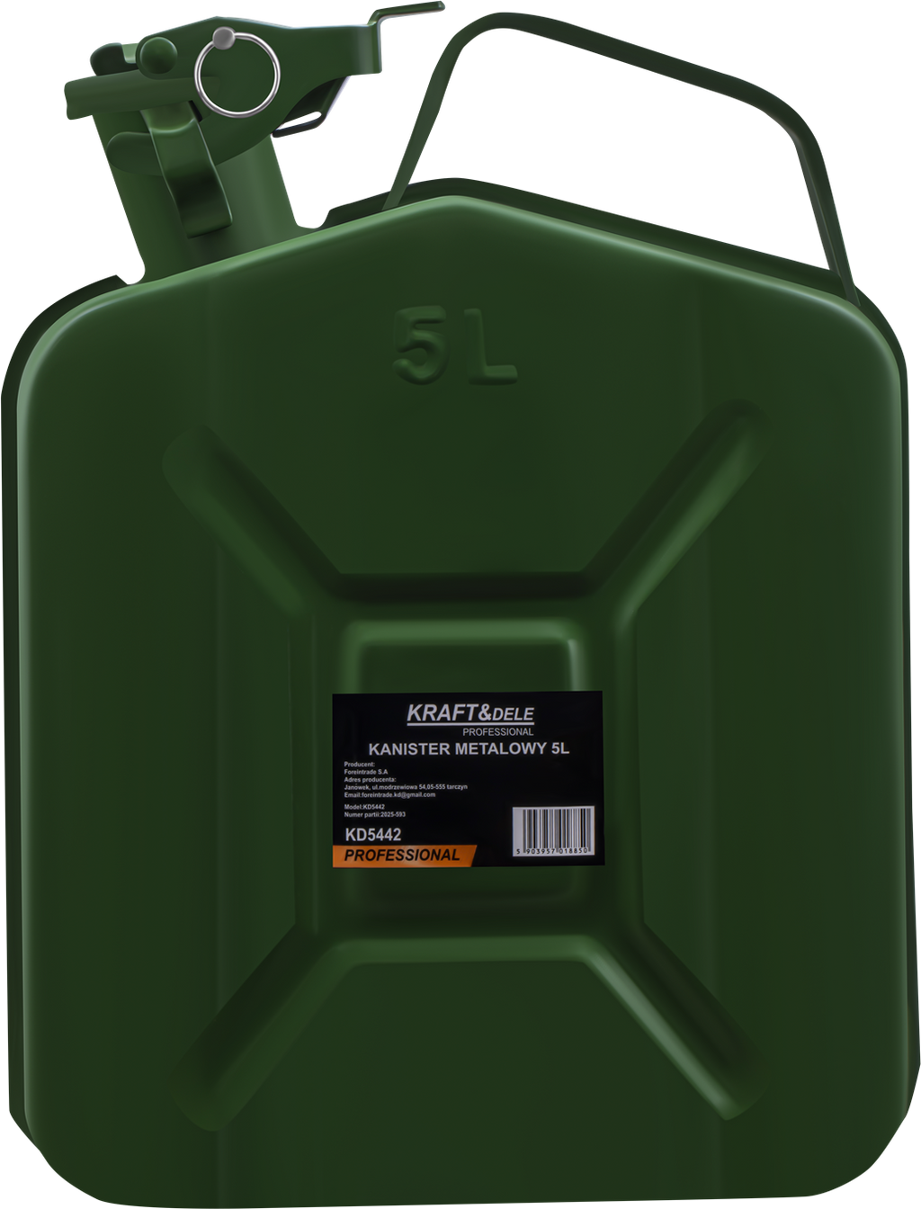 METAL CANISTER 5L KD5442