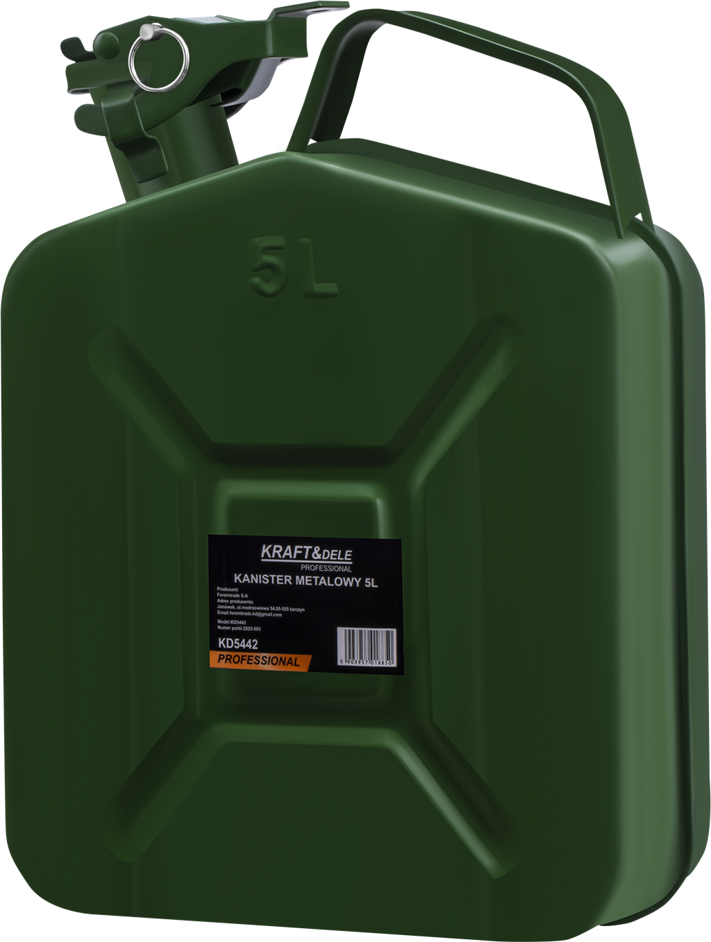 METAL CANISTER 5L KD5442