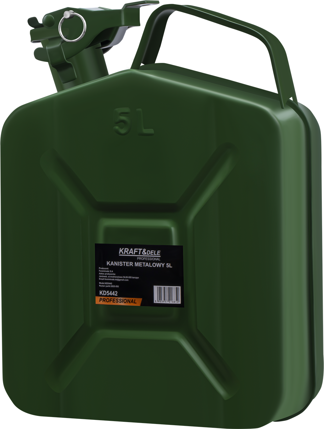 METAL CANISTER 5L KD5442