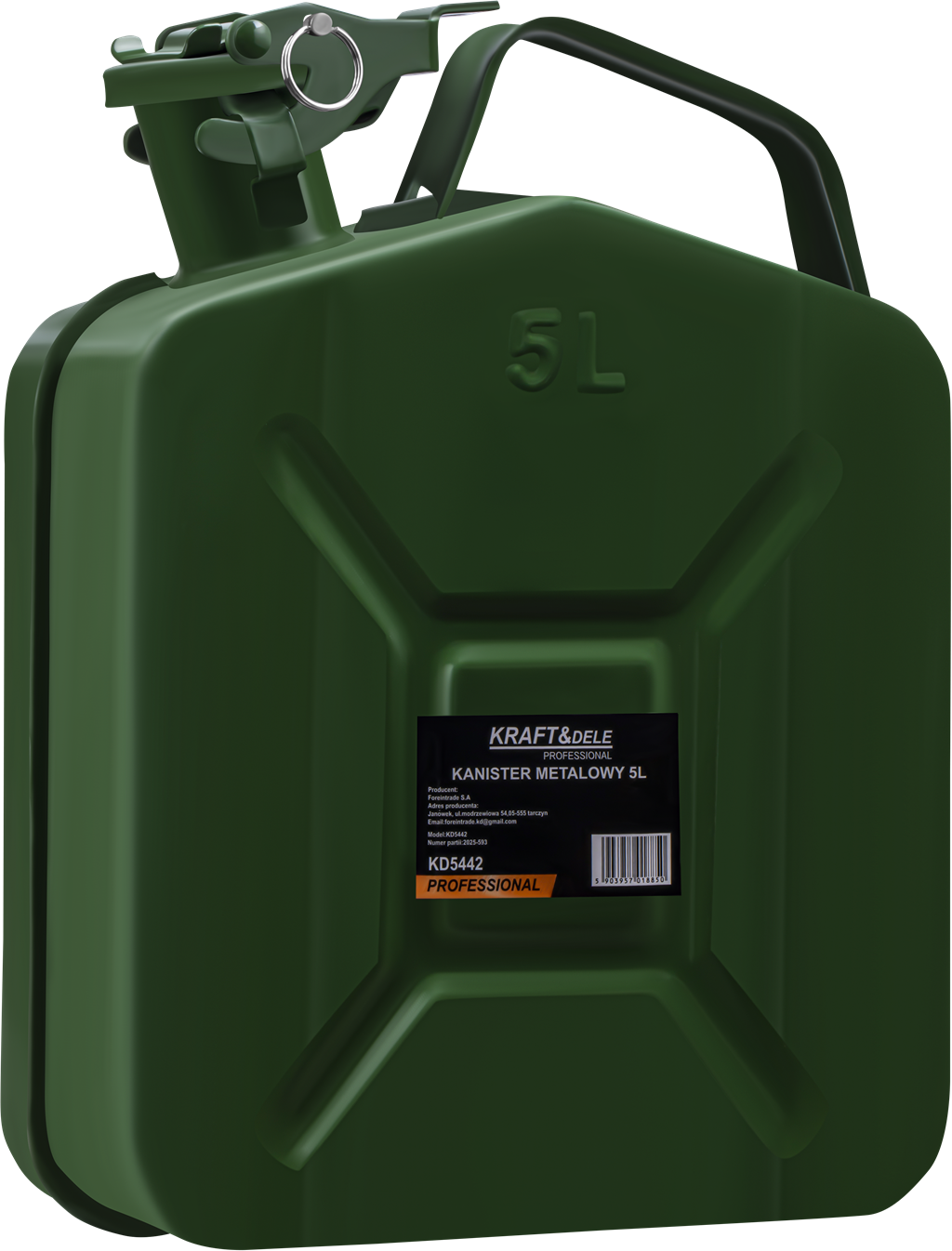 METAL CANISTER 5L KD5442