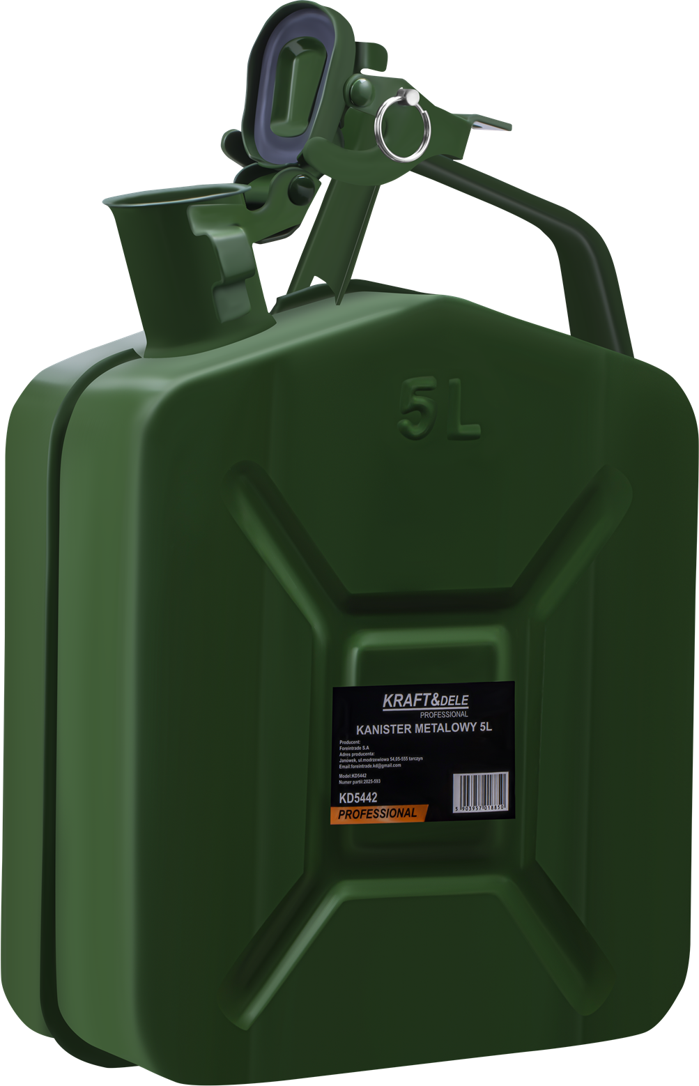 METAL CANISTER 5L KD5442