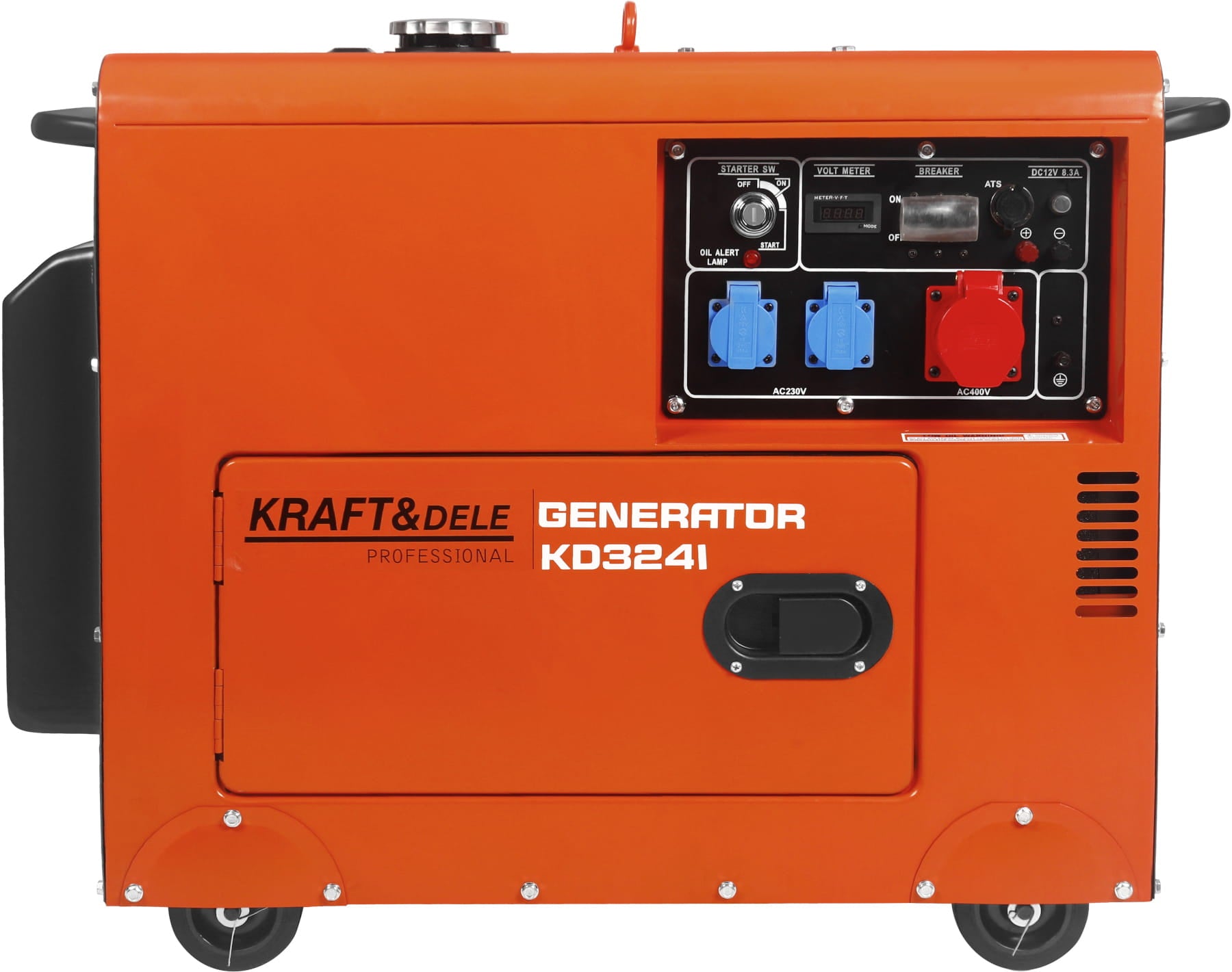 230V 400V 7kW Diesel Generator + ATS KD3241