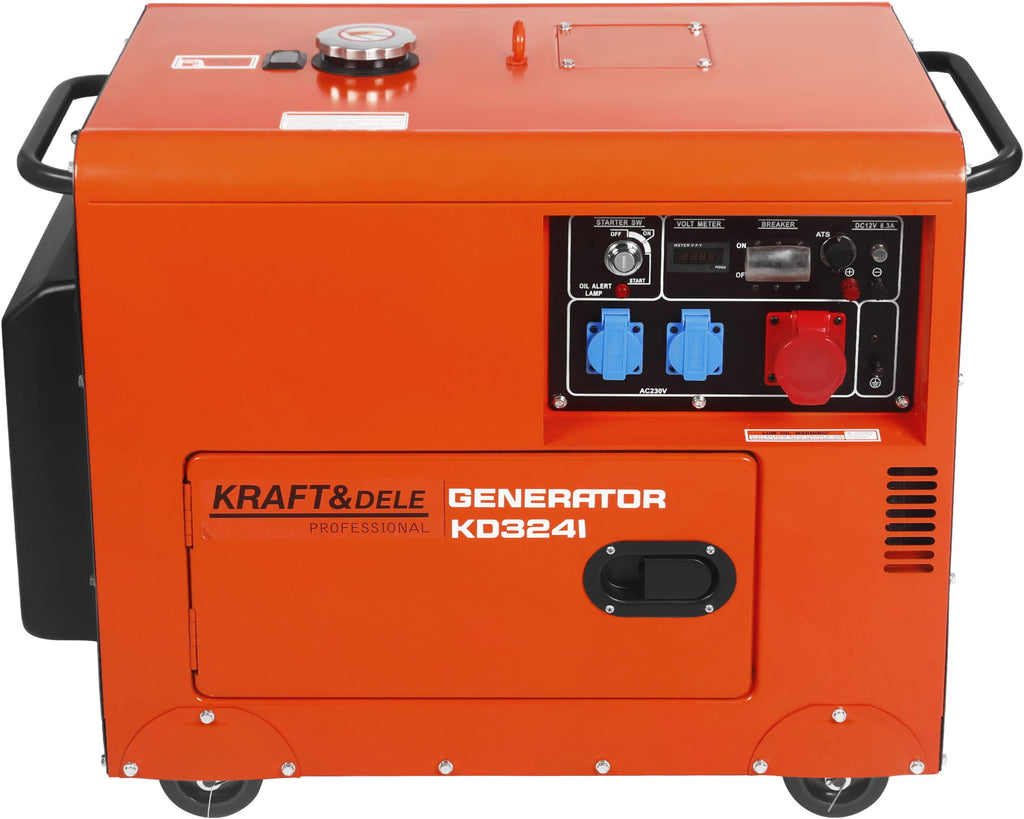230V 400V 7kW Diesel Generator + ATS KD3241