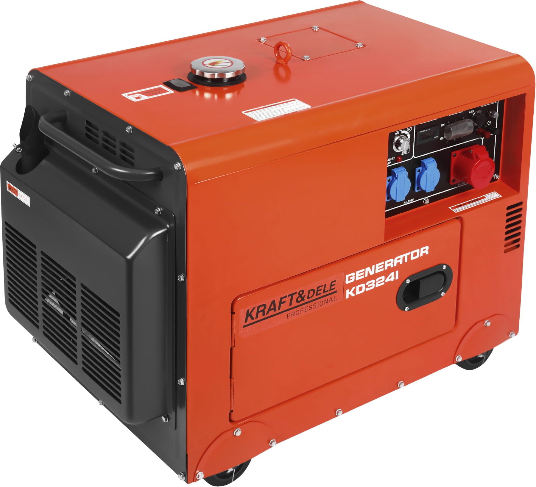 230V 400V 7kW Diesel Generator + ATS KD3241