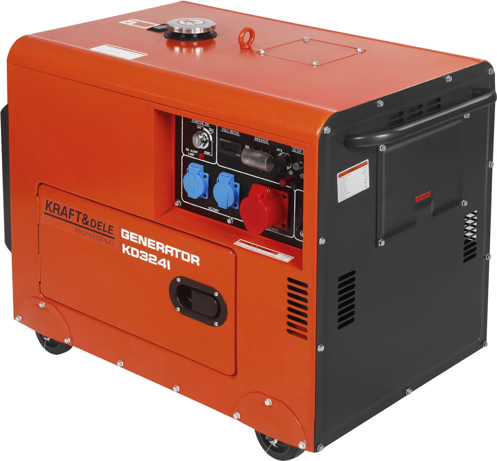 230V 400V 7kW Diesel Generator + ATS KD3241