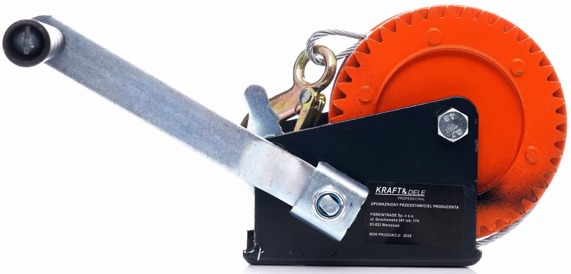2500Ibs Cable Hand Winch KD1312