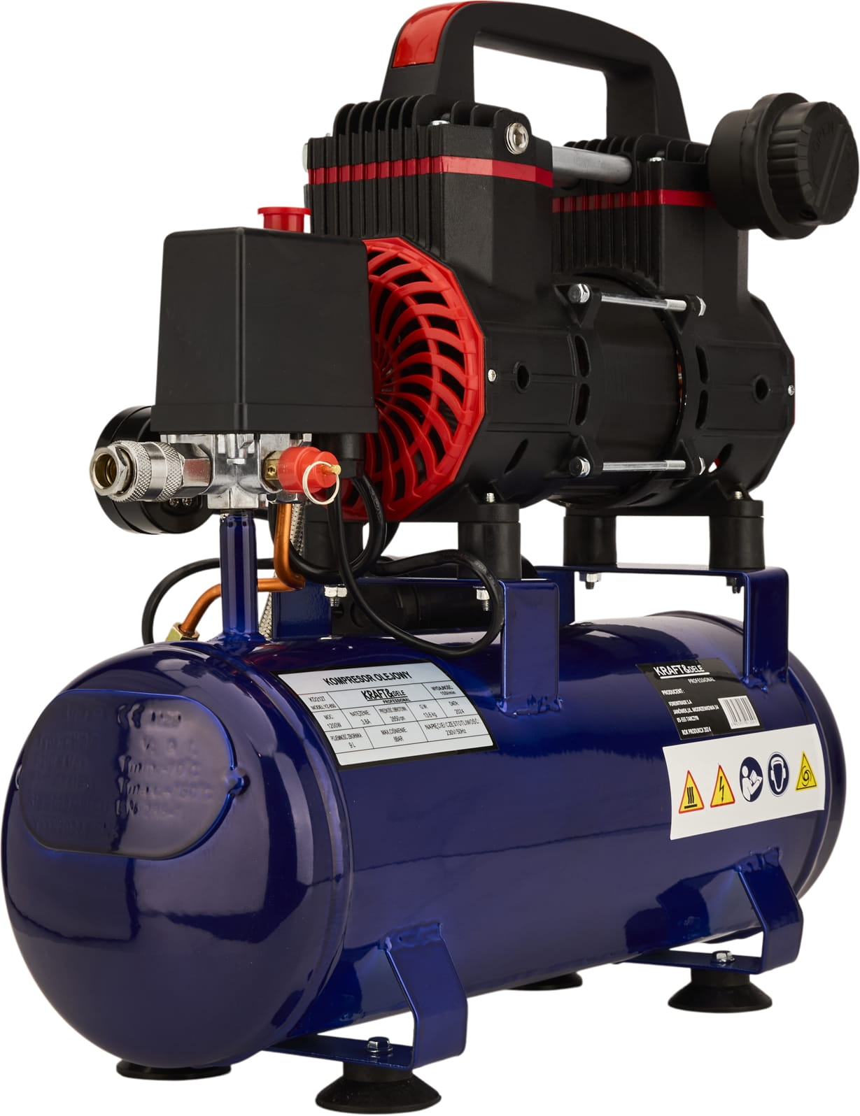 Oil-Free Compressor 9L 1200W 155L/MIN KD2127