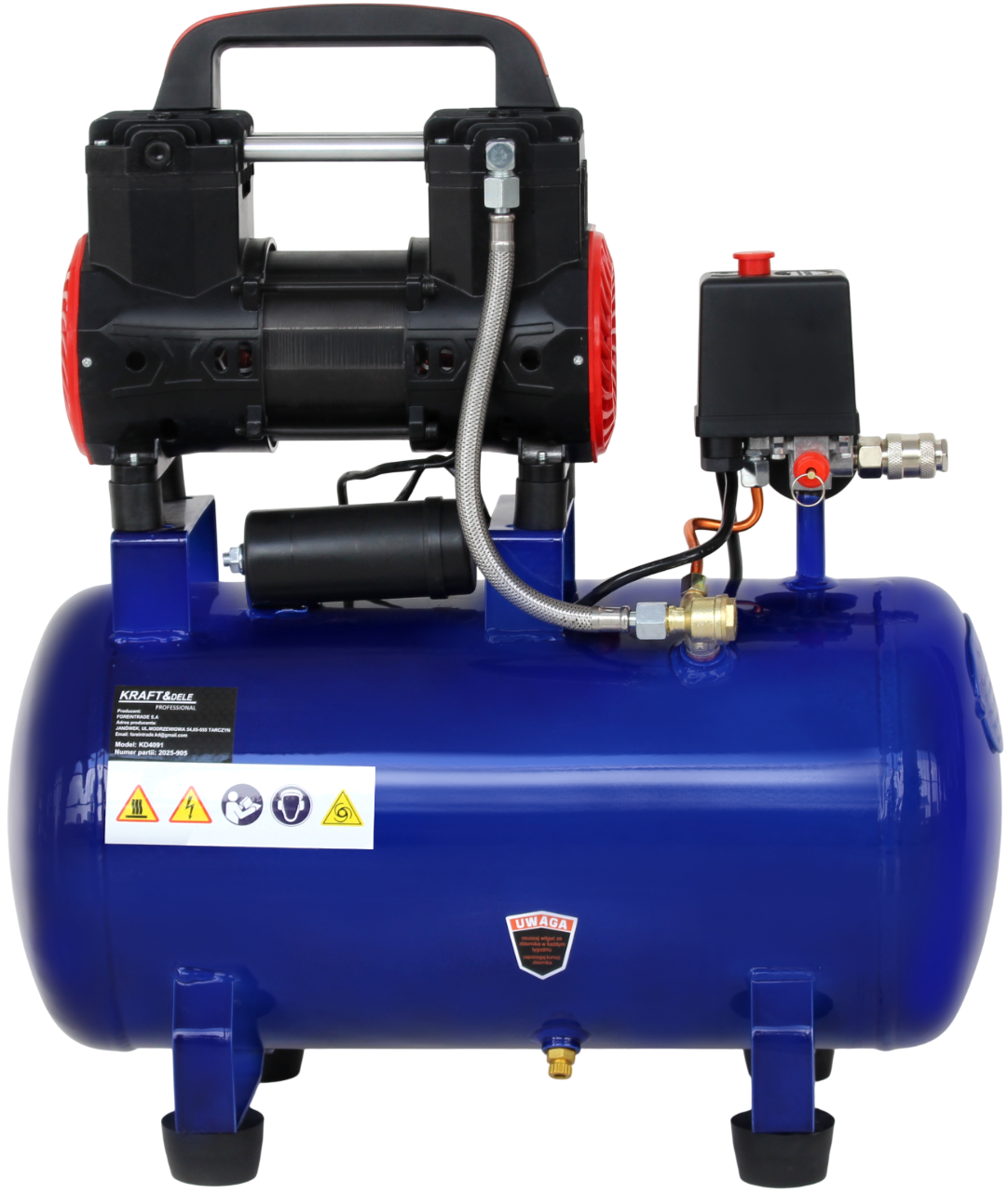 OIL-FREE COMPRESSOR BLUE 30L 230V 1500W KD4091