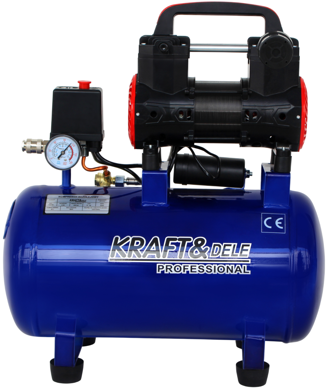 OIL-FREE COMPRESSOR BLUE 30L 230V 1500W KD4091