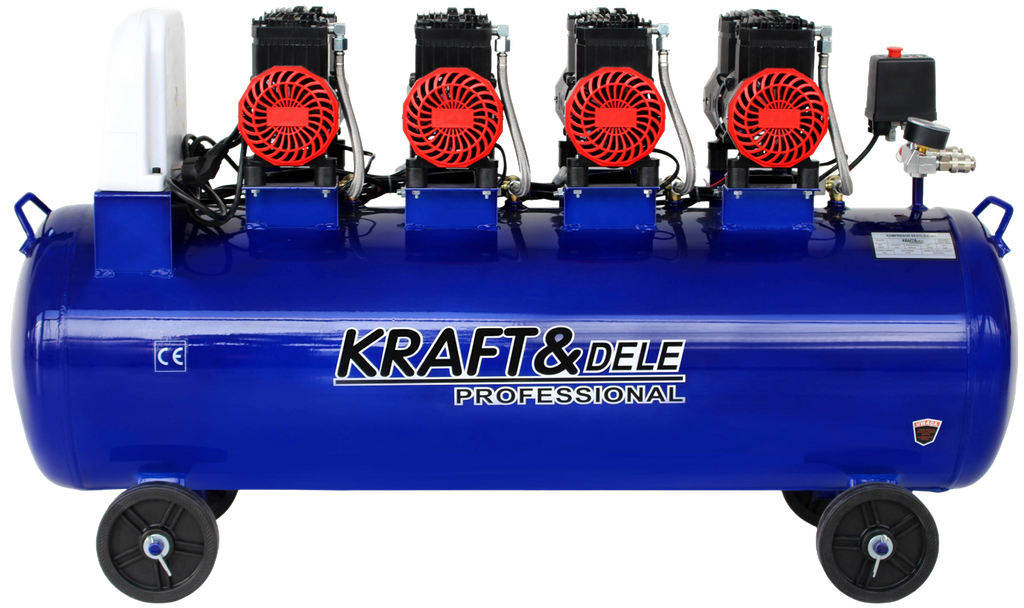 OIL-FREE BLUE COMPRESSOR 120L 4 PISTONS 400V 7kW KD4095