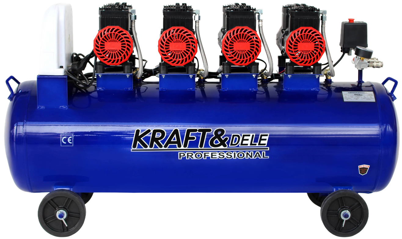 OIL-FREE BLUE COMPRESSOR 120L 4 PISTONS 400V 7kW KD4095