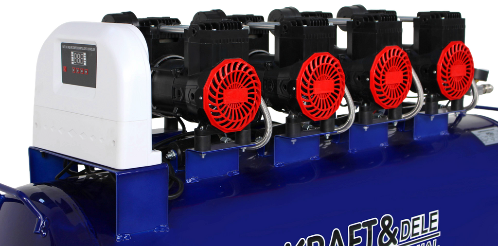 OIL-FREE BLUE COMPRESSOR 120L 4 PISTONS 400V 7kW KD4095