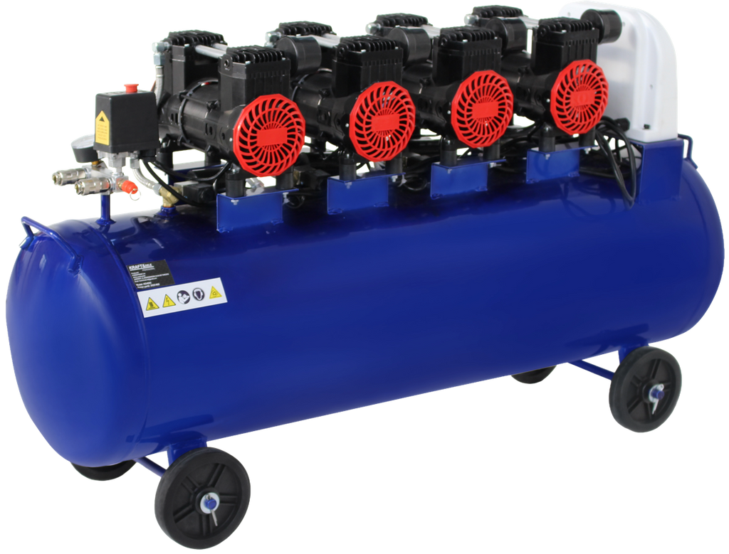 OIL-FREE BLUE COMPRESSOR 120L 4 PISTONS 400V 7kW KD4095