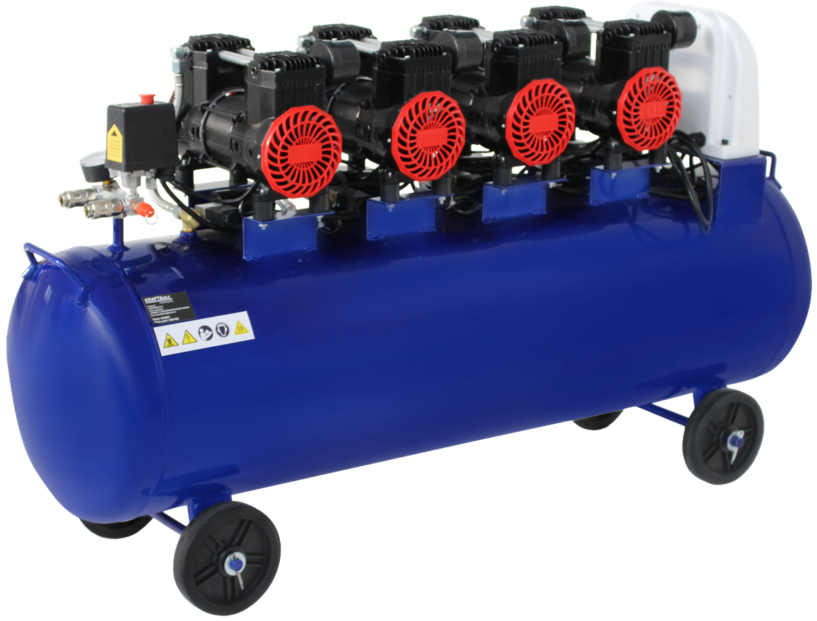 OIL-FREE BLUE COMPRESSOR 120L 4 PISTONS 400V 7kW KD4095