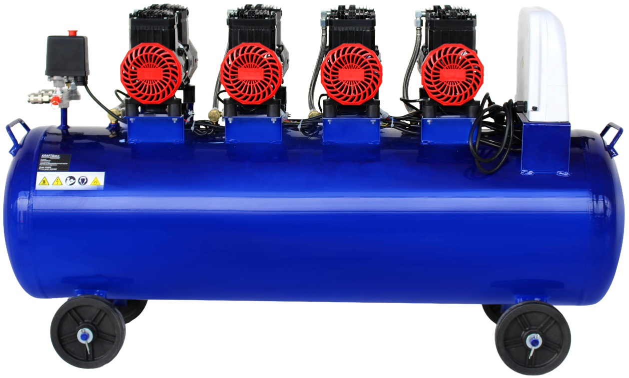 OIL-FREE BLUE COMPRESSOR 120L 4 PISTONS 400V 7kW KD4095