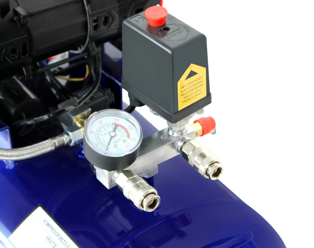 OIL-FREE BLUE COMPRESSOR 120L 4 PISTONS 400V 7kW KD4095