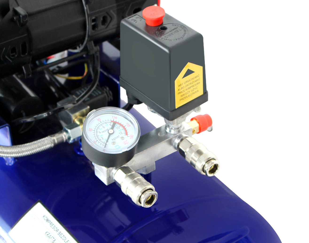 OIL-FREE BLUE COMPRESSOR 120L 4 PISTONS 400V 7kW KD4095