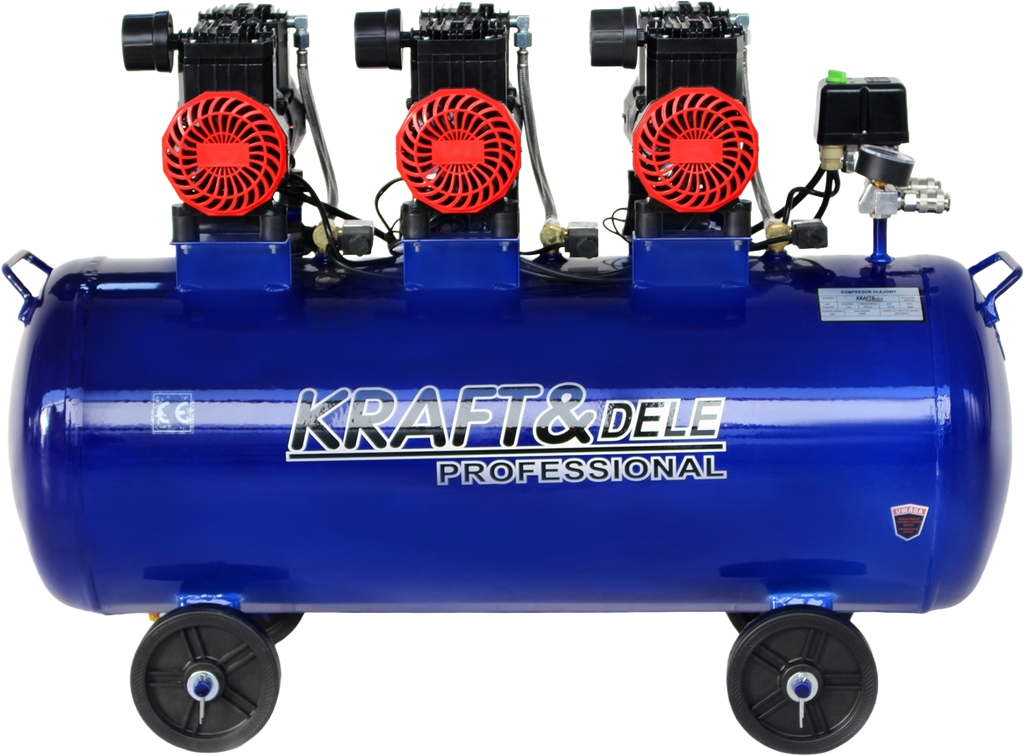 OIL-FREE COMPRESSOR 100L 6000W 660L/MIN BLUE KD4094