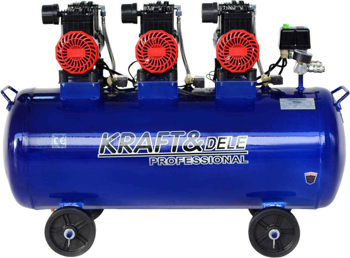 OIL-FREE COMPRESSOR 100L 6000W 660L/MIN BLUE KD4094