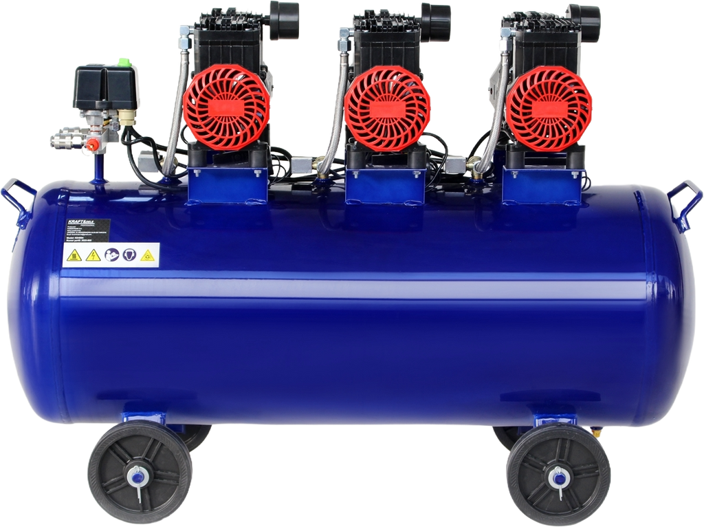 OIL-FREE COMPRESSOR 100L 6000W 660L/MIN BLUE KD4094