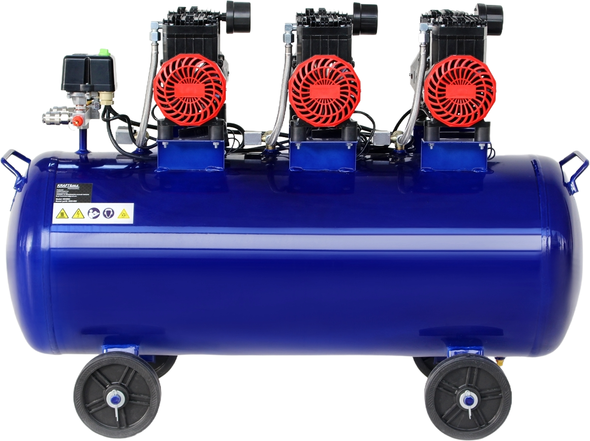OIL-FREE COMPRESSOR 100L 6000W 660L/MIN BLUE KD4094
