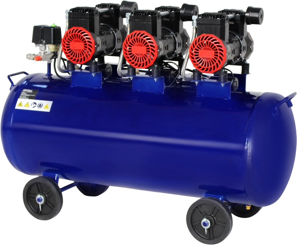 OIL-FREE COMPRESSOR 100L 6000W 660L/MIN BLUE KD4094