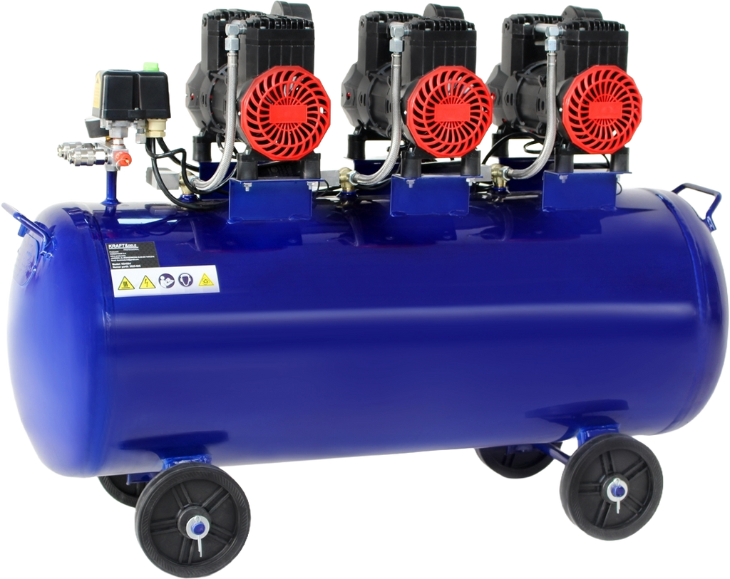 OIL-FREE COMPRESSOR 100L 6000W 660L/MIN BLUE KD4094