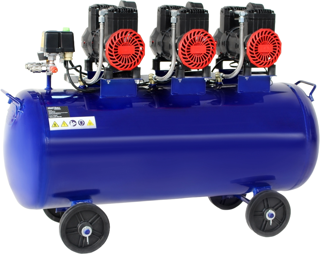 OIL-FREE COMPRESSOR 100L 6000W 660L/MIN BLUE KD4094