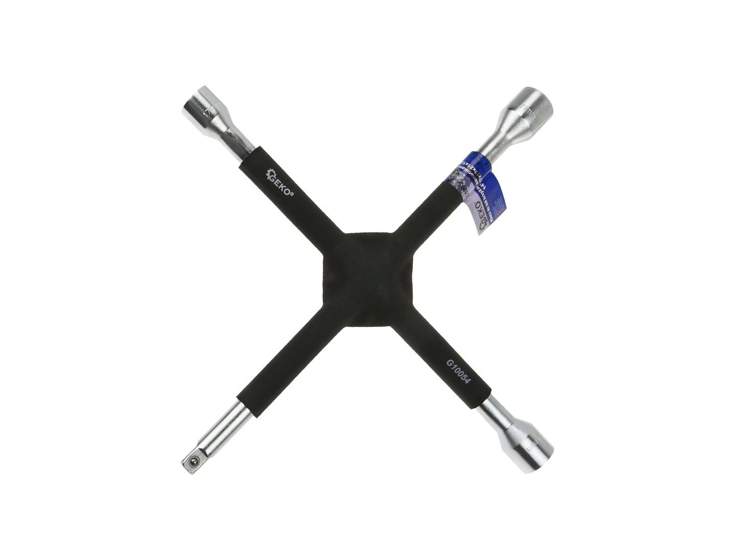 Cross Wrench Dia. 14" 17x19x21x1/2" Reinforced-type black dipper handle