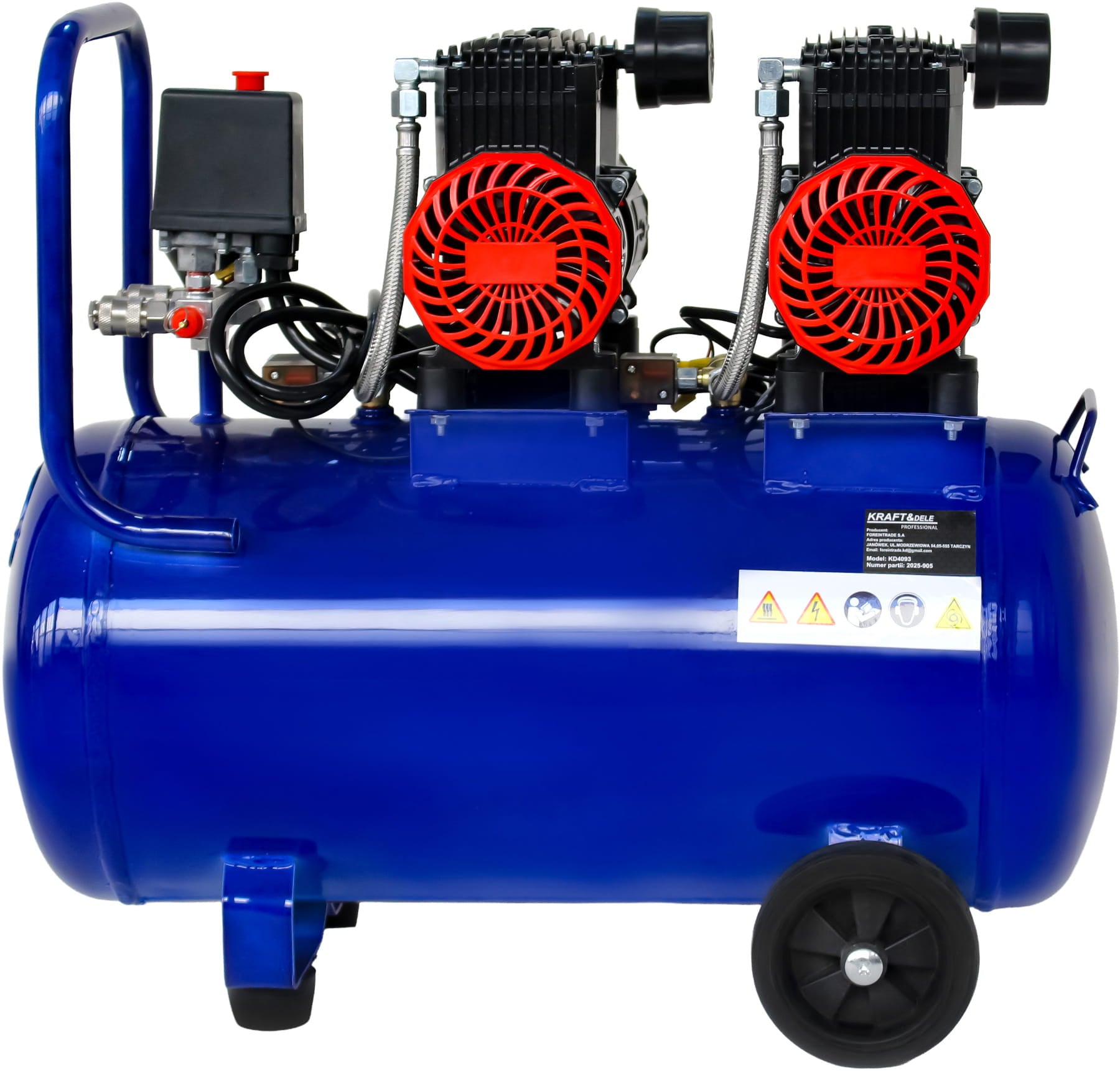 Oil-Free Compressor 50L 230V 3000W KD4093