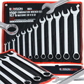 Benson by Black 12-Piece Complete Open-End and Ring Wrench Set 6-32mm (D40)