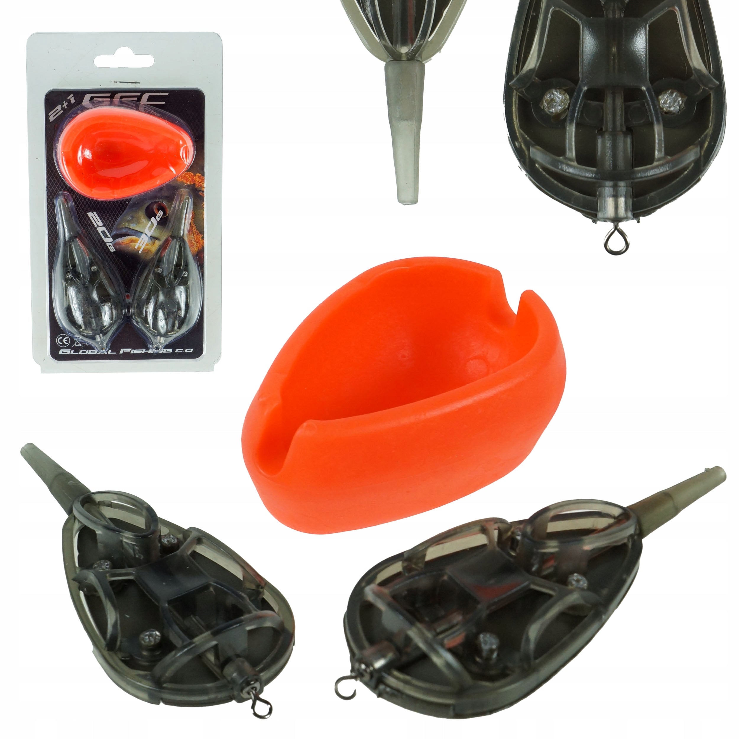 2+1 komplekt Method Feeder söödakorve 40+50+vorm