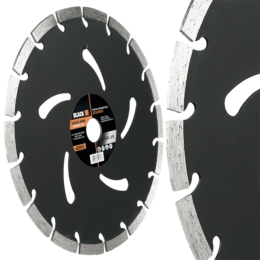 Segmenttüüpi teemantketas betoonile P230mm x 22.2 segment