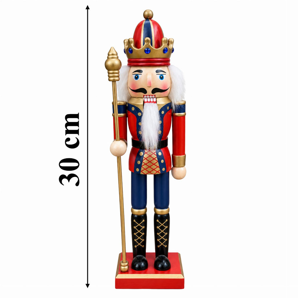 Puidust dekoratiivne pähklipurejafiguur 30 cm Premium RC-K-2714
