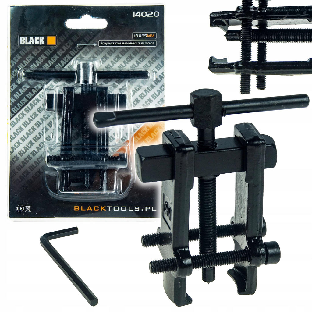 2-Arm Bearing Puller 38-65 mm Black