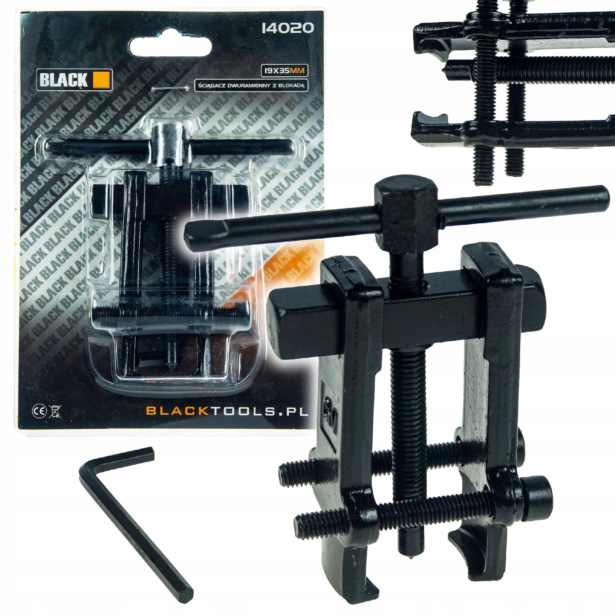 2-Arm Bearing Puller 38-65 mm Black