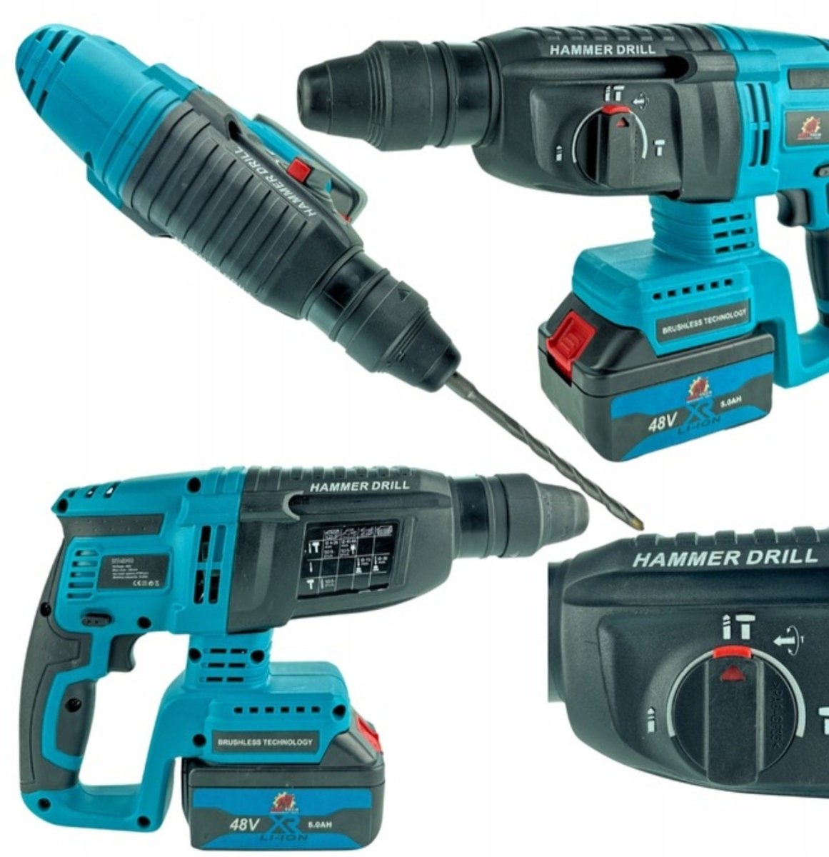 BULL-TECHNOLOGY BT5019XL 6-ühes juhtmevaba tööriistakomplekt