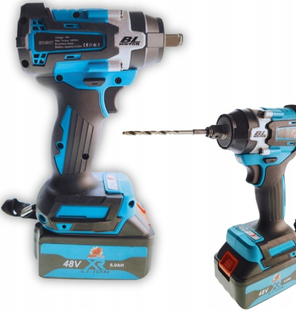 BULL-TECHNOLOGY BT5019XL 6-ühes juhtmevaba tööriistakomplekt