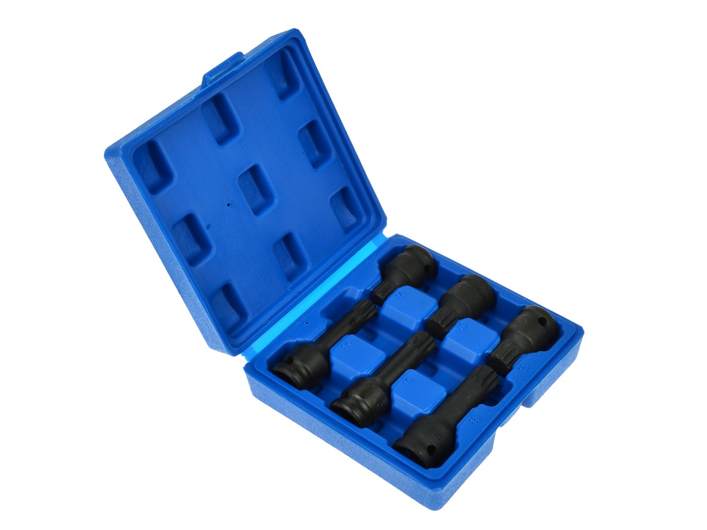 Spline Socket Set, Cr-Mo, M14 M16 M18 — 43mm and 78mm