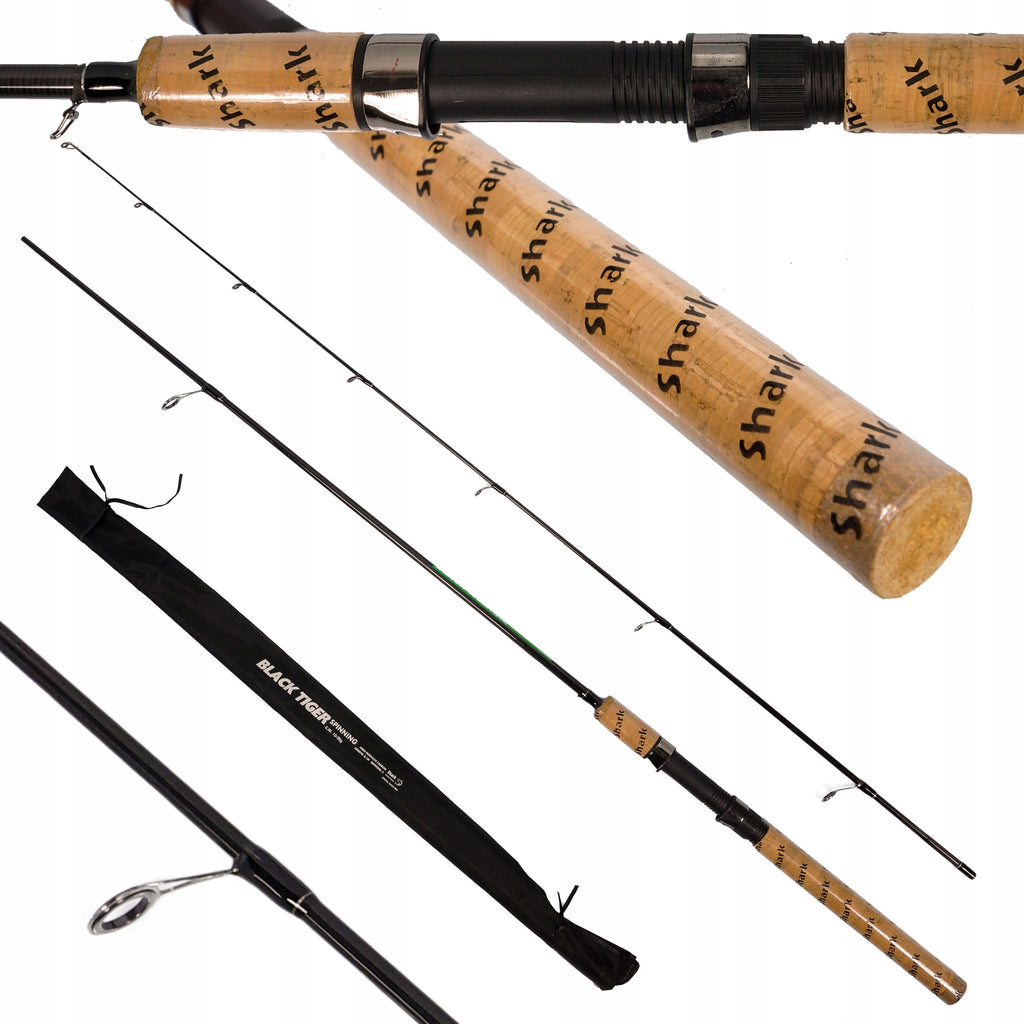 Shark Black Tiger 2.1 Spinning Ridv kõrge süsinikusisaldusega 10-20g