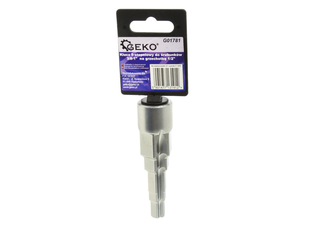 Combi 5-step Key 3/8" - 1" for 1/2" Sq. Drive