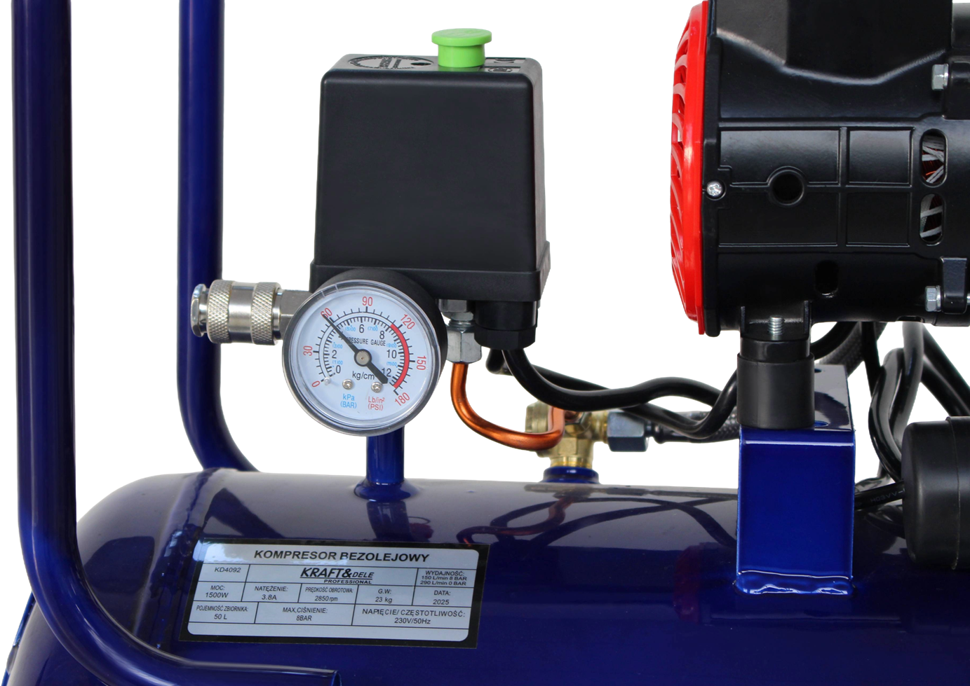 OIL-FREE COMPRESSOR 50L 1500W 230V KD4092