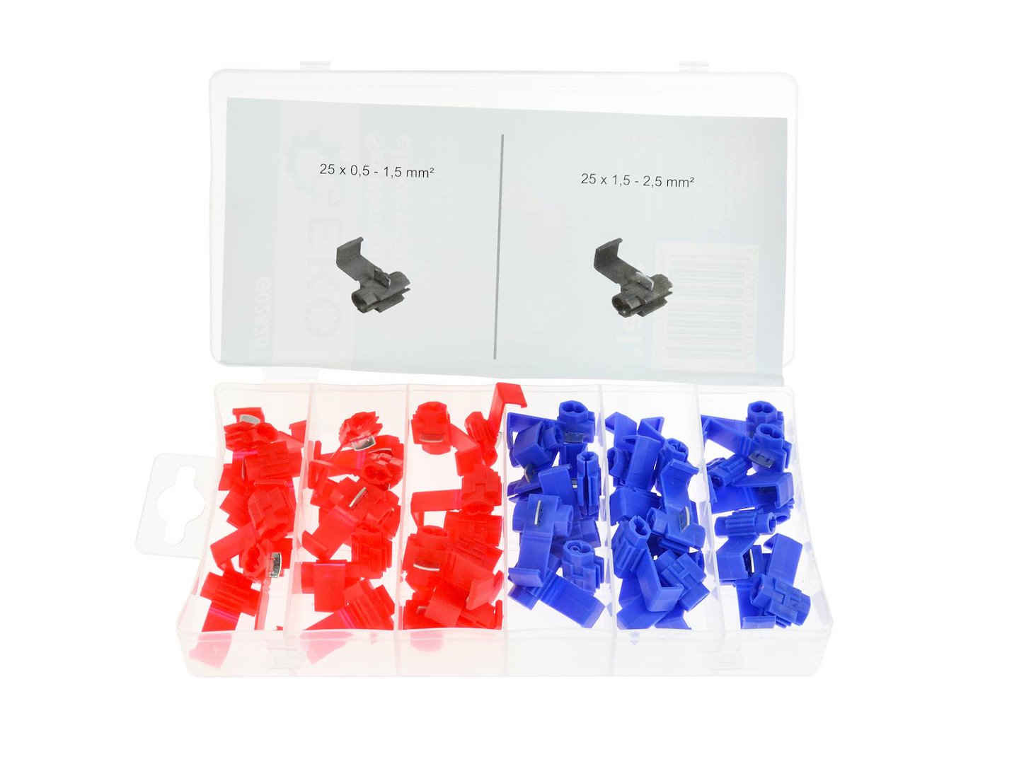 Quick Splice Connector Assortment, 50 pcs