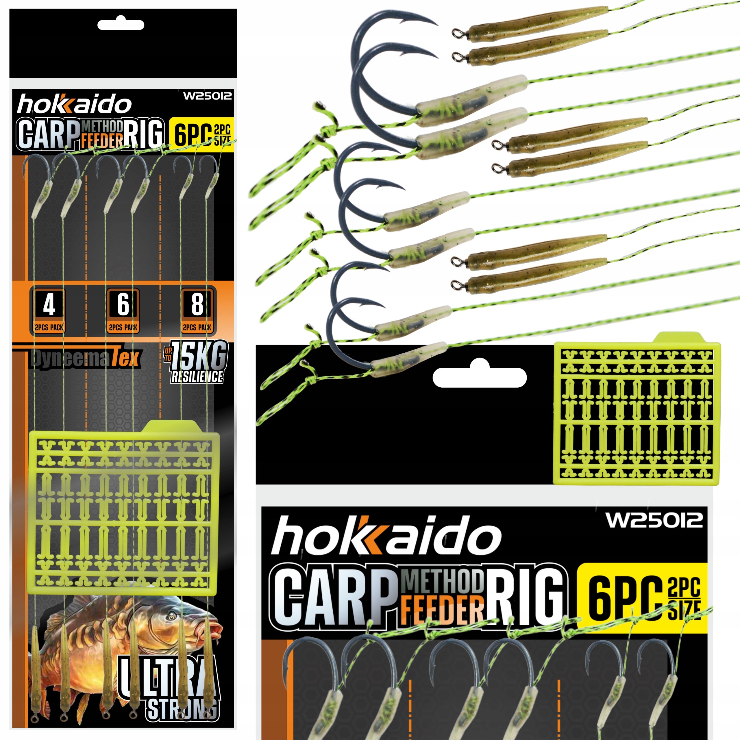 Karpkala lipsude komplekt suurus 4/6/8, 6 tk Hokkaido Premium Quality