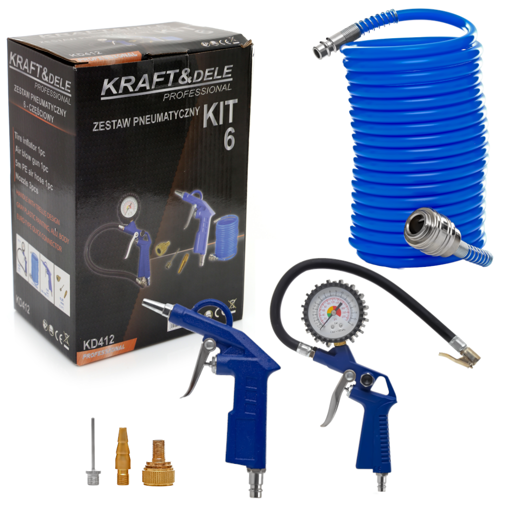 Pneumatic Set 6 pieces KD412