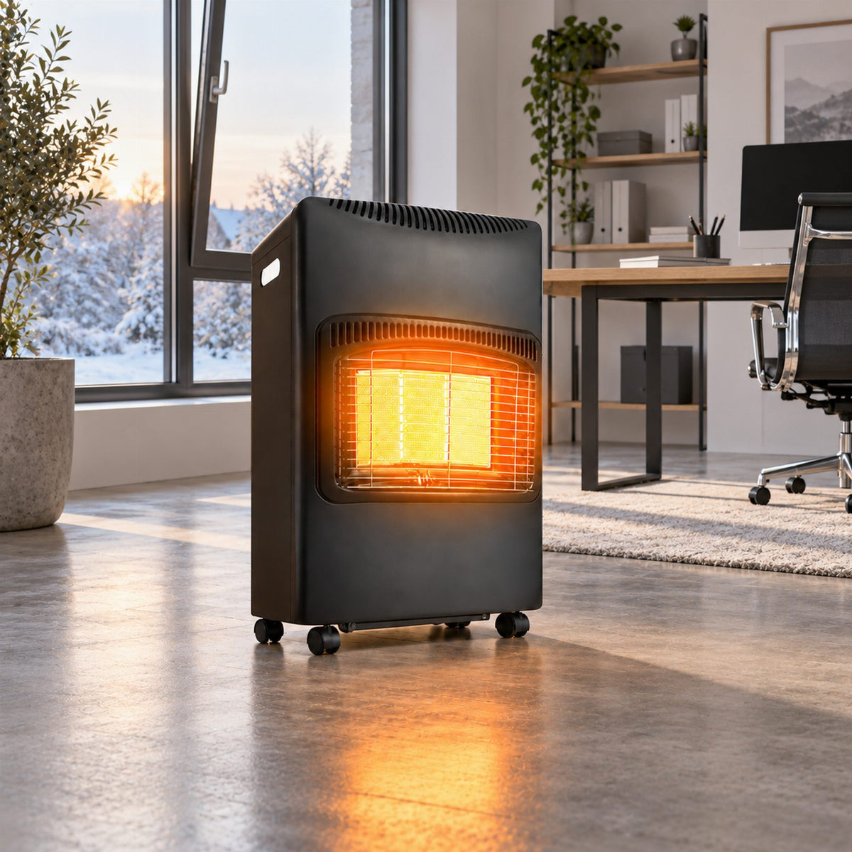 Gas Heater Propane Butane LPG 4.2 kW with 60m Regulator