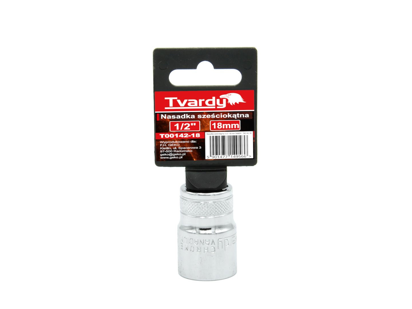 6-Point Hex Socket 1/2" - 18 mm