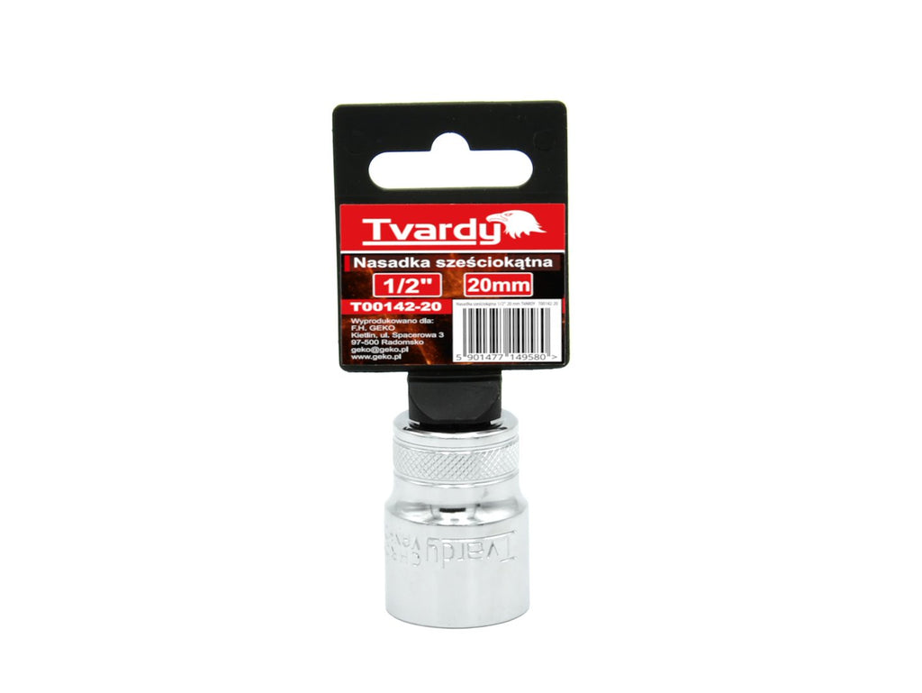 Hex Socket, 6 pt, 1/2" - 20 mm