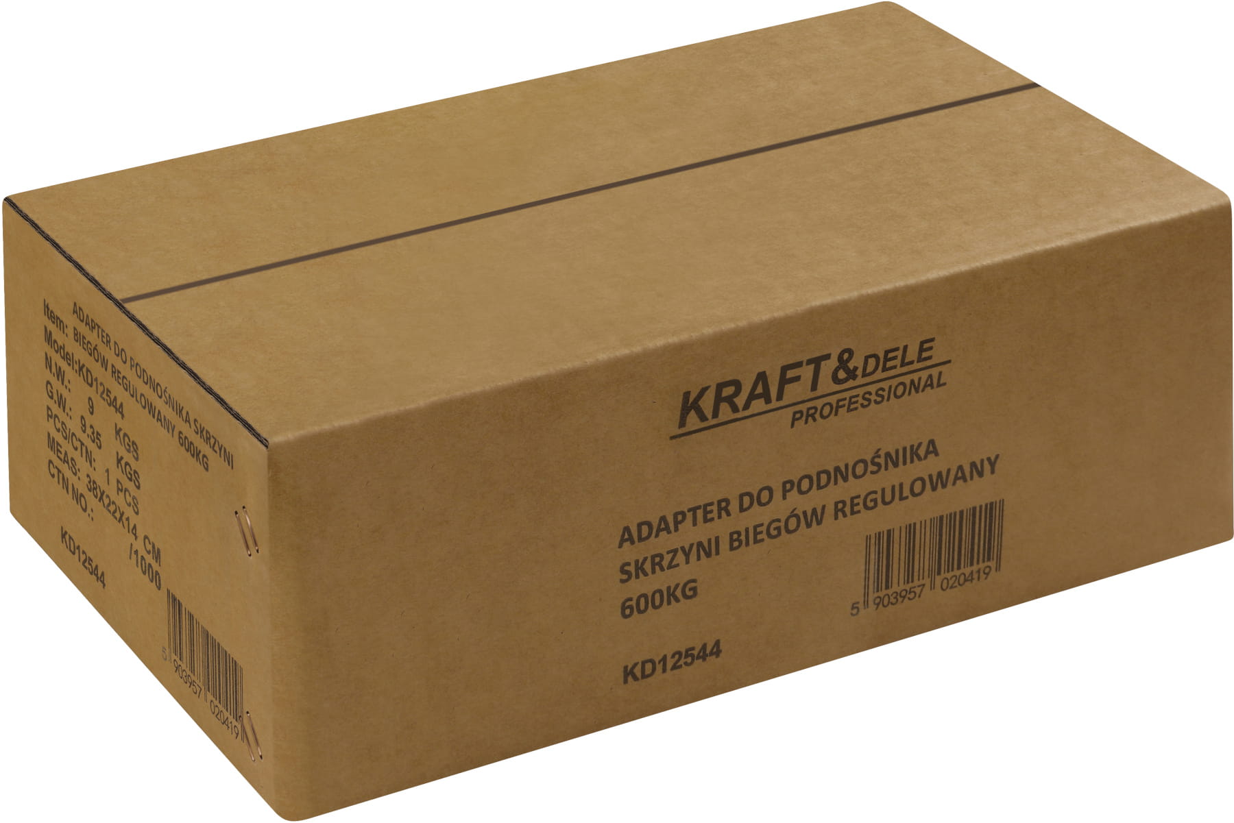 GEARBOX ADAPTER 600KG KD12544