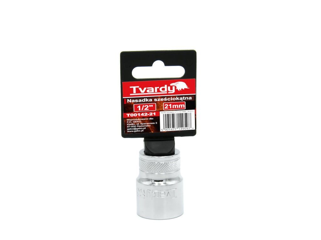 Hex socket, 6 pt, 1/2" - 21 mm